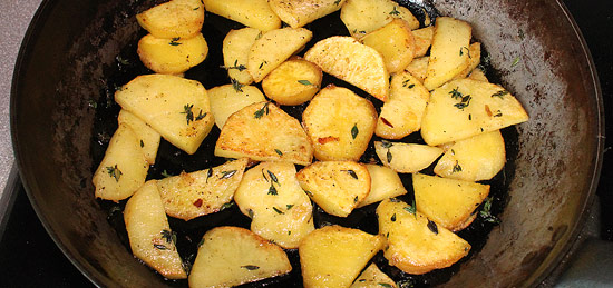 Kartoffeln gebraten