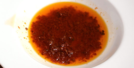 Salatsauce mit Pate di Pomodori secci