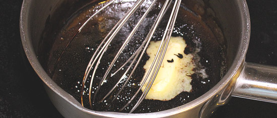Butter einrühren