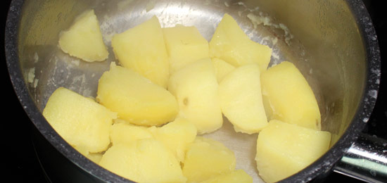 Kartoffeln ausdämpfen