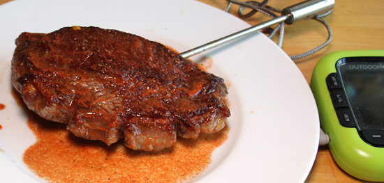 Steak mit Marinade