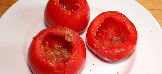 Tomaten ausgehölt