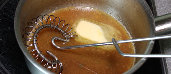 Butter einrühren