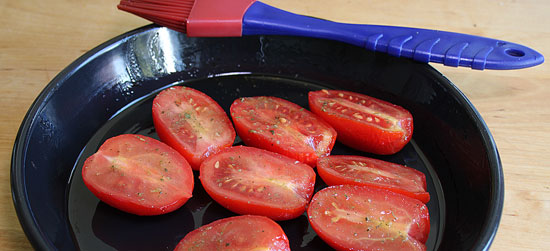 Tomaten eingeölt