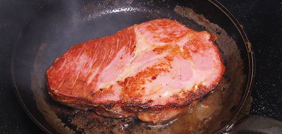 Kasseler-Steak anbraten
