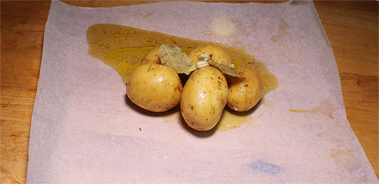 Kartoffeln einpacken