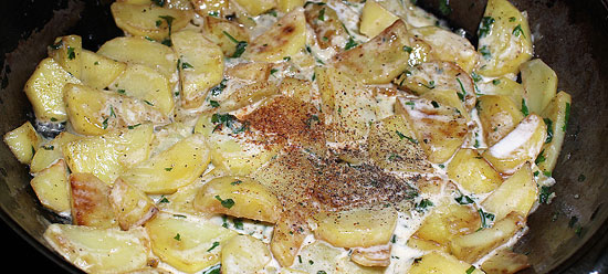 Kartoffeln abschmecken