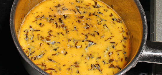 Rezept: Frischer Steinpilz an Rahmsauce - Rollis Rezepte