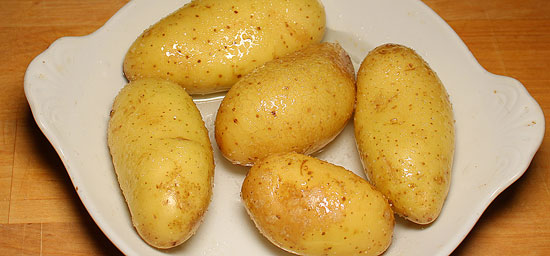 Kartoffeln gesalzen