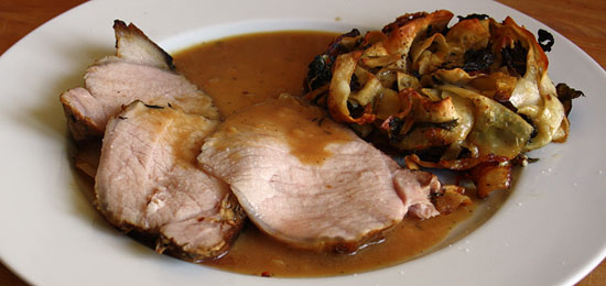 Rezept: Schweinsbraten sous vide (Schweinskarree) - Rollis Rezepte