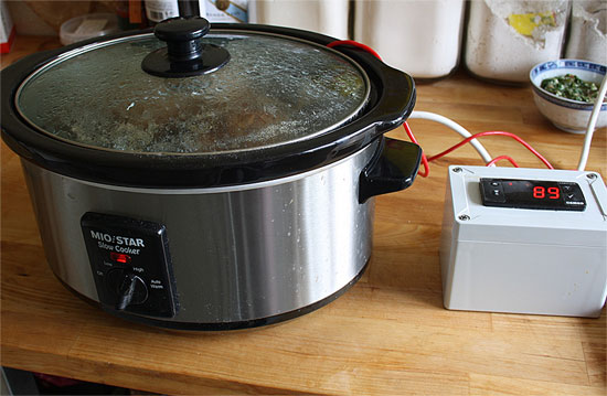 Slow-Cooker mit Thermostat