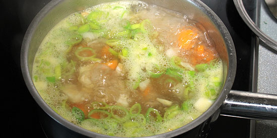 Suppe kochen