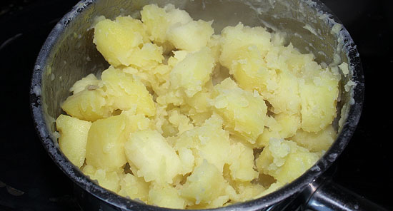 Kartoffeln ausdämpfen