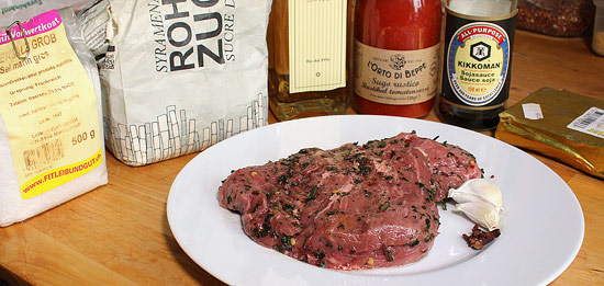 Zutaten Flat Iron Steak mit Tomaten-Chutney