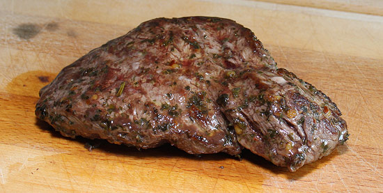 Flat Iron Steak gebraten