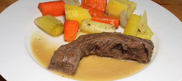 Siedfleisch vom Nierenzapfen (Onglet)